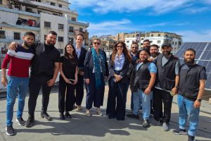 Former fighters turned tour guides leading German Ambassador in Lebanon along Syria Street Tripoli Lebanon Love and War Tour 2026
